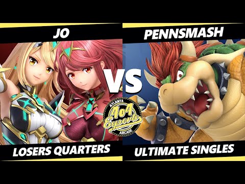 4o4 Smash Night 56 Losers Quarters - jo (Pyra Mythra) Vs. PennSmash (Bowser) SSBU Ultimate