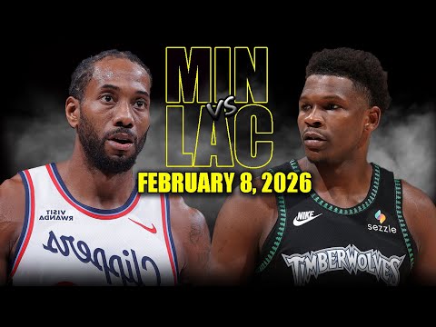 Minnesota Timberwolves vs Los Angeles Clippers Full Game Highlights – February 8, 2026 | NBA Season