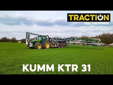 This is what a premium slurry tanker for professionals looks like | Kumm KTR 31 in the TRACTION test
