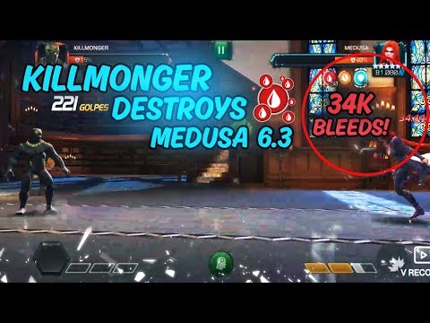 Killmonger DESTROYS Medusa Act 6.3.1 - 34K BLEEDS! - Marvel Contest of Champions