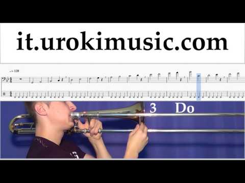 Corso di Trombone Lukas Graham - 7 Years Tablature Tab Parte#1 Esercita um-i276