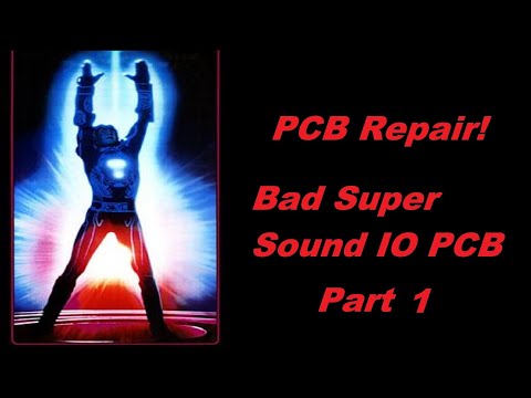 1983 Bally Midway -Discs of Tron- Arcade PCB Repair  Part 1 of 2 -   8\29\21