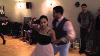 Musica y Na'Ma Dance Social, Jazmine Rolon and Frederic Angus social dancing