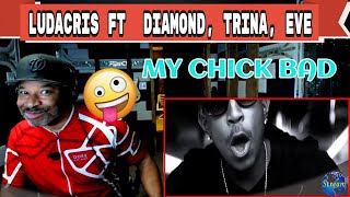 Ludacris ft  Diamond, Trina, Eve   My Chick Bad Remix Official Video - Producer Reaction