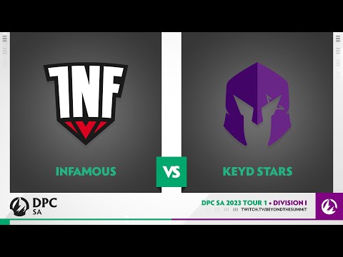 Infamous vs Keyd Stars Game 1 - 2023 DPC SA Div 1 Tour 1 w/ Rada & Crucial