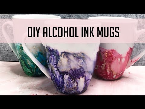 How to make your own Alcohol Ink Mugs: Brighten up your morning coffee