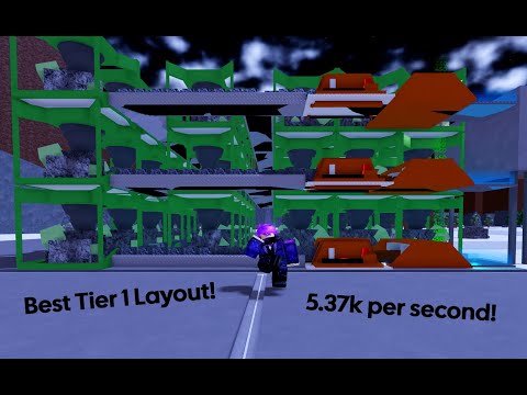 Best Tier 1 Layout In Factory Simulator! 5.37k Per Second!