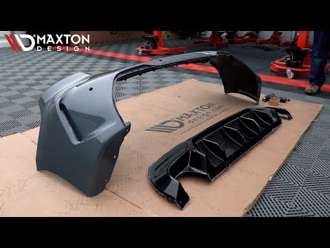 BMW F40 M135i Heckdiffusor Maxton Montage
