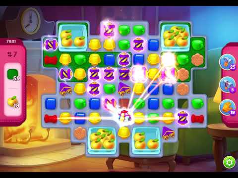 HomeScapes Level 7981 no boosters (15 moves)