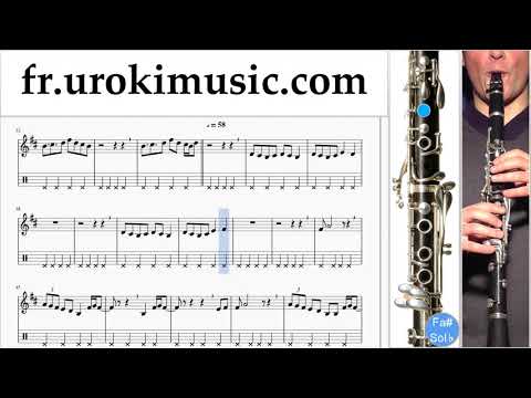 Comment Jouer de la Clarinette Dua Lipa - New Rules Tab Tablature Partie#2 um-i829