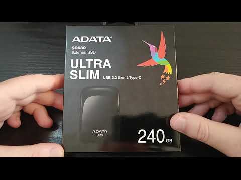 Ultra kompaktowy dysk SSD ADATA SC680 240GB Czy spełni się także w roli pendrive'a? UNBOXING