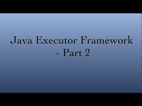 Java Executor Service Executor Framework Part 2