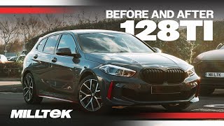 Video: Milltek Edelstahl Duplex Sportauspuff-Komplettanlage ab OPF BMW 1er F40 128ti