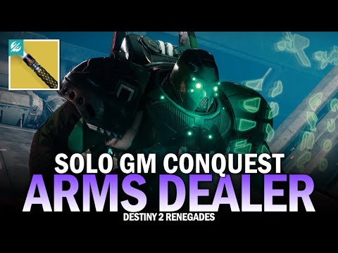 Solo Grandmaster Conquest Arms Dealer w/ Praxic Blade [Destiny 2 Renegades]