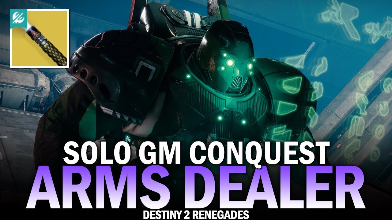Solo GM Conquest Arms Dealer w/ Praxic Blade [Destiny 2 Renegades]