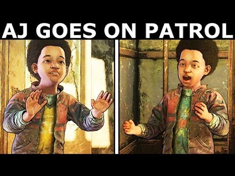 AJ Goes On Patrol - All Dialogues & Choices - The Walking Dead Final Season 4 Episode 3
