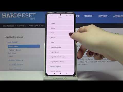 How to Change Language in XIAOMI Redmi Note 10 Pro – Update System Language