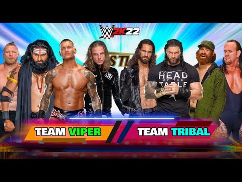 WWE 2K22 'Team Viper Vs Team Tribal Chief' Gameplay - WWE 2K22 Live Stream