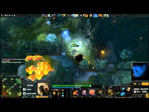 Fnatic.n0tail sniping the courier/rages