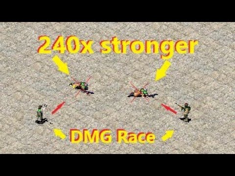Dmg Race - 10 Tanya vs 10 Boris - Red Alert 2