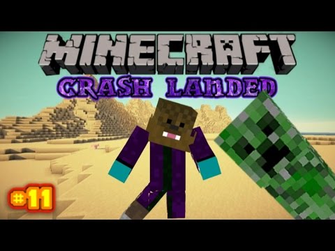 Minecraft Crash Landing part 11 -Creeper Plant Seeds!!!-