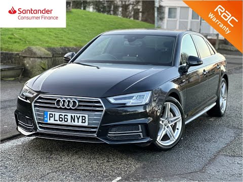 2016 Audi A4 2.0 TDI ultra S line S Tronic Euro 6 (s/s) 4dr, PL66NYB -Premier Car Sales Ltd, Preston