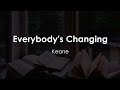 Keane - Everybody's Changing (Lyric Video)