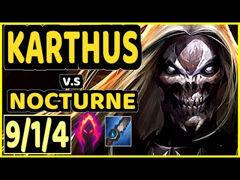 CHUCHUZ (KARTHUS) vs NOCTURNE - 9/1/4 KDA JUNGLE CHALLENGER GAMEPLAY - OC