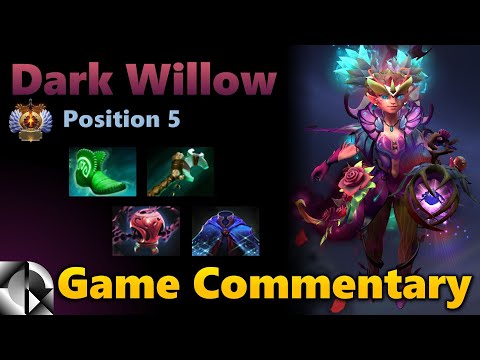 Dark Willow 5 Support Gameplay - Immortal | Dota 2 7.29c