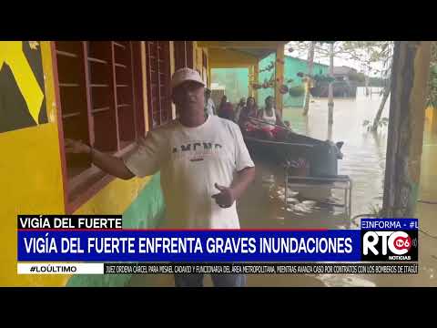 Inundaciones afectan colegio en Vigía del Fuerte
