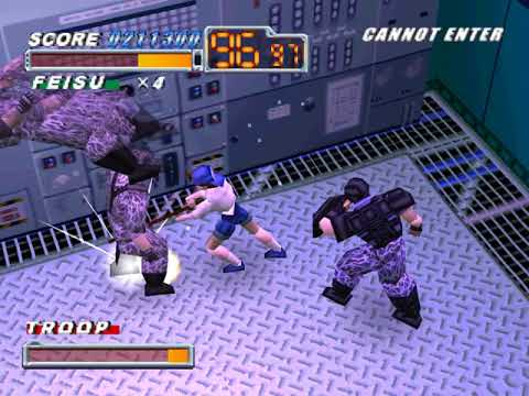 Crisis Beat (PS1) Playthrough - Yan Haint Feisu - Expert Difficulty - No Continues