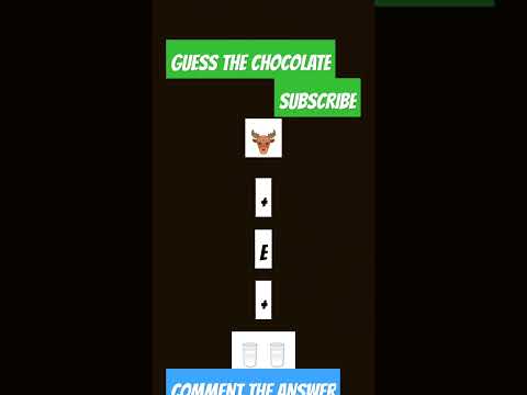 GUESS THE CHOCOLATE BRAND NAME #VIRAL SHORTS
