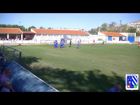 Gol de David Esteban, CF ÉPILA 1 -  0 CD CARIÑENA (09-10-2016)