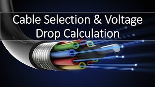 AC Cable Size & Voltage Drop Calculation. Sizing of ac cable.#voltagedrop #calculation