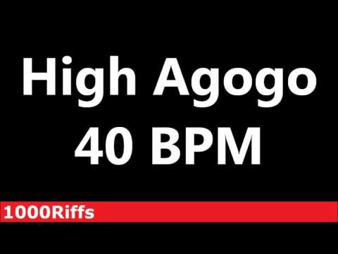 High Agogo Metronome  : 40 BPM ✓