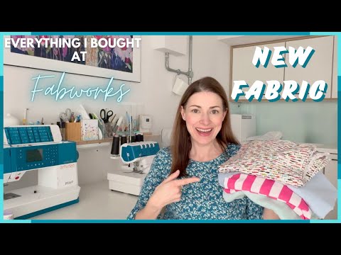 A Fabric Shopping trip to Fabworks in Dewsbury, Yorkshire. I bought Jerseys, and a Cotton/Linen mix!