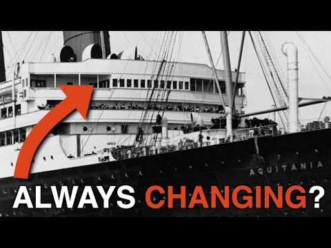 The Evolution of the Bridge of RMS Aquitania