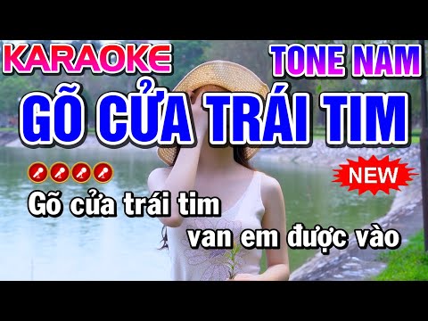 Gõ Cửa Trái Tim Karaoke Nhạc Sống Tone Nam ( Phối Mới ) - Tình Trần Organ