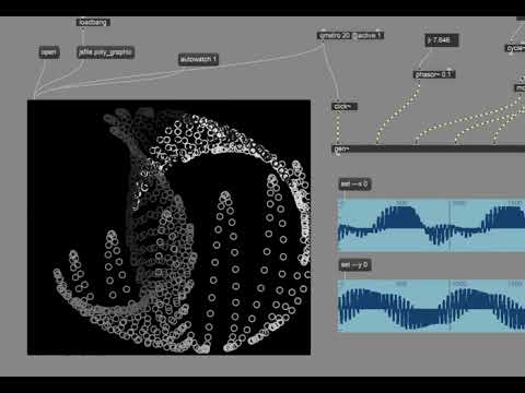 maxmsp JSUI audio reactive