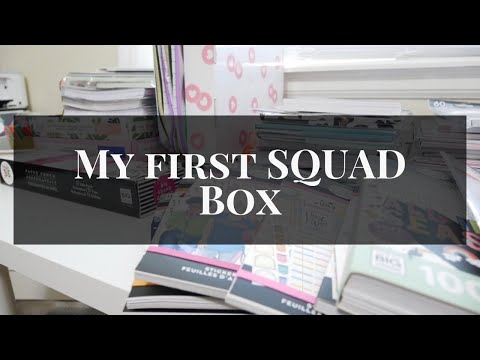 Unboxing my first Happy Planner SQUAD box!