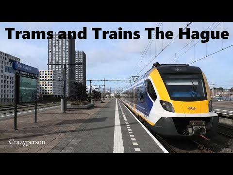 HTM Trams en NS Treinen Den Haag HS - 1 Aug. 2022