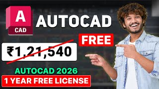 AutoCAD 2026 No Crack 1 Year Free License | Download 100% Original Software ( Legal Process )