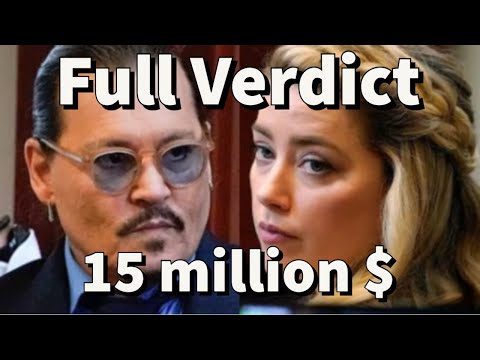 FULL VERDICT | Johnny Depp & Amber Heard Defamation Trial