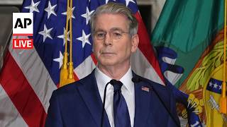 LIVE: Treasury Secretary Scott Bessent speaks on planned Iran sanctions