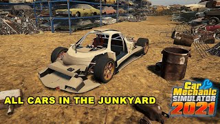 How to spawn all cars in the Junkyard - Car Mechanic Simulator 2021