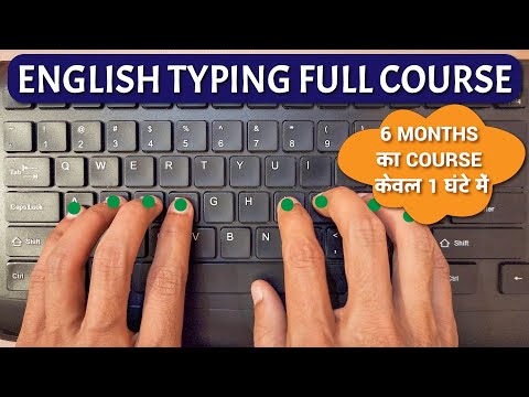 English Typing Full Course in Single Video | Touch Typing Course | Free Typing Lesson | Tech Avi