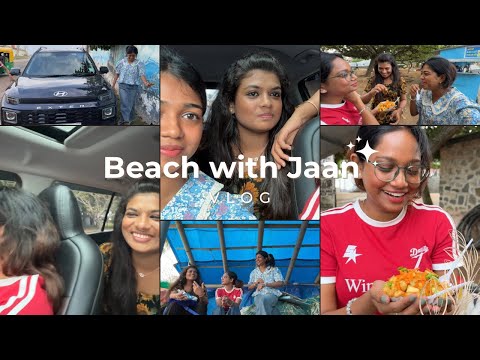 Beach 🏖️ with Jaan 🩷 #amalashaji  
