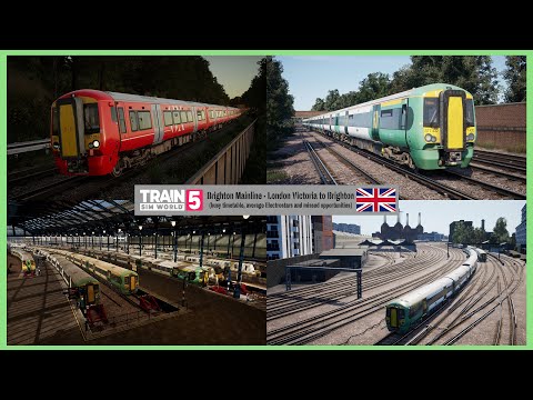 Brighton Mainline review (remade) ~ Train Sim World 5