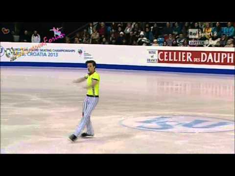 ISU ZAGREB 2013 -2/23- MEN FP - Justus STRID - 26.01.2013