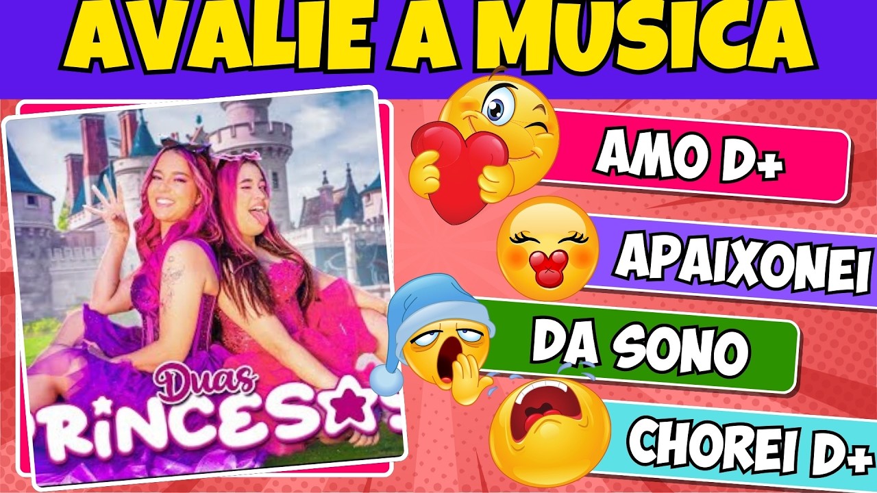 🤩Avalie a musica com emojis 💜🎶